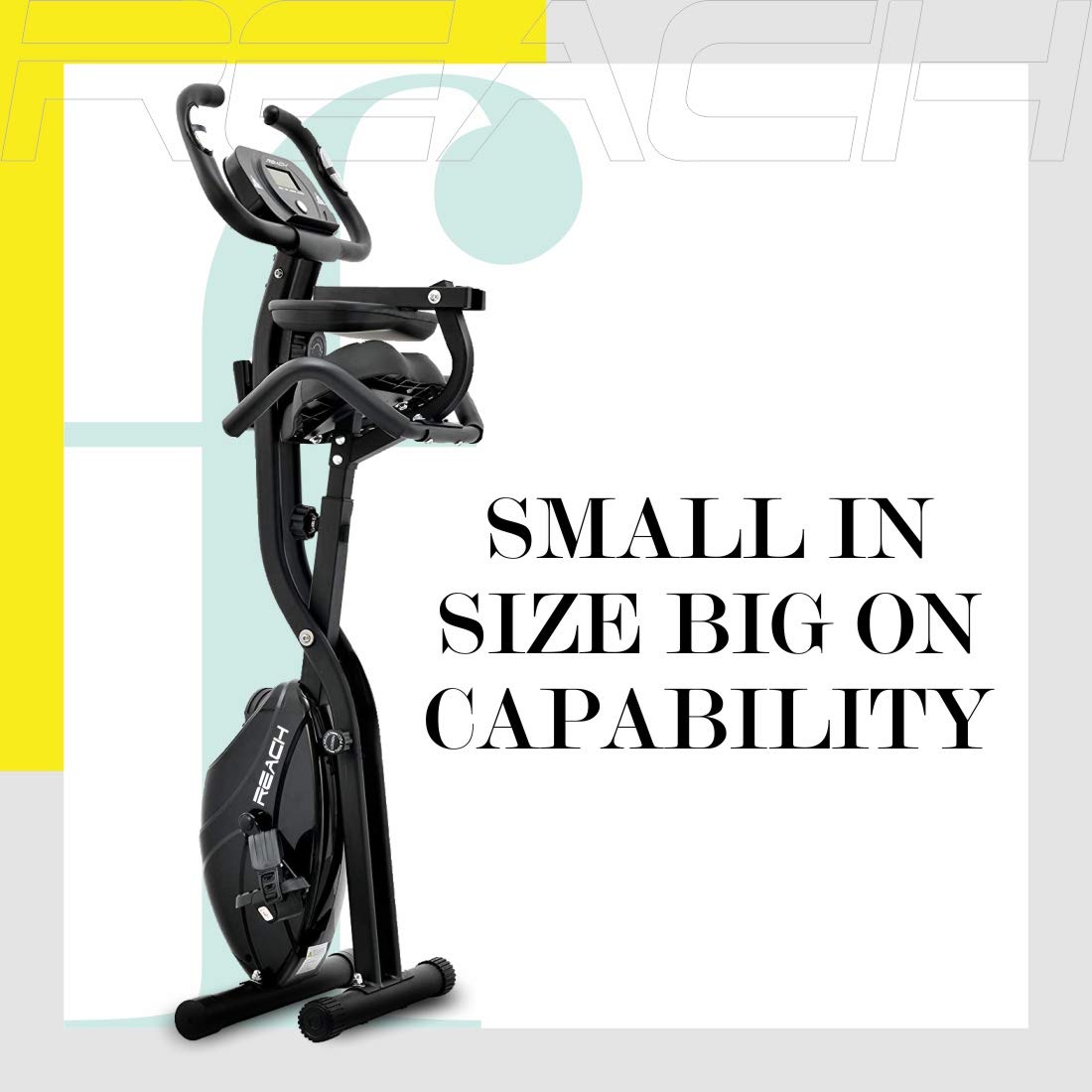 Reach Contempo Foldable Exercise Bike is the best upright exercise bike in India