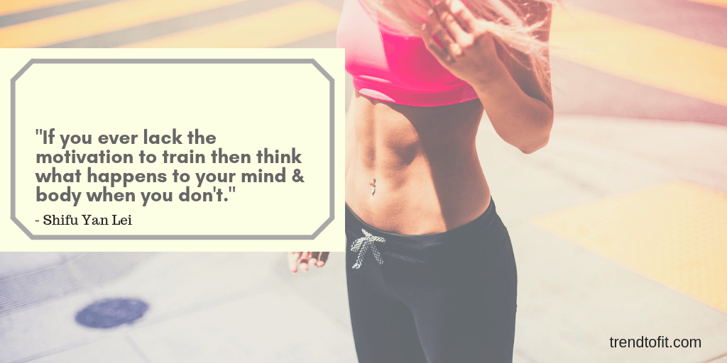 fitness motivation quote by Shifu Yan Lei