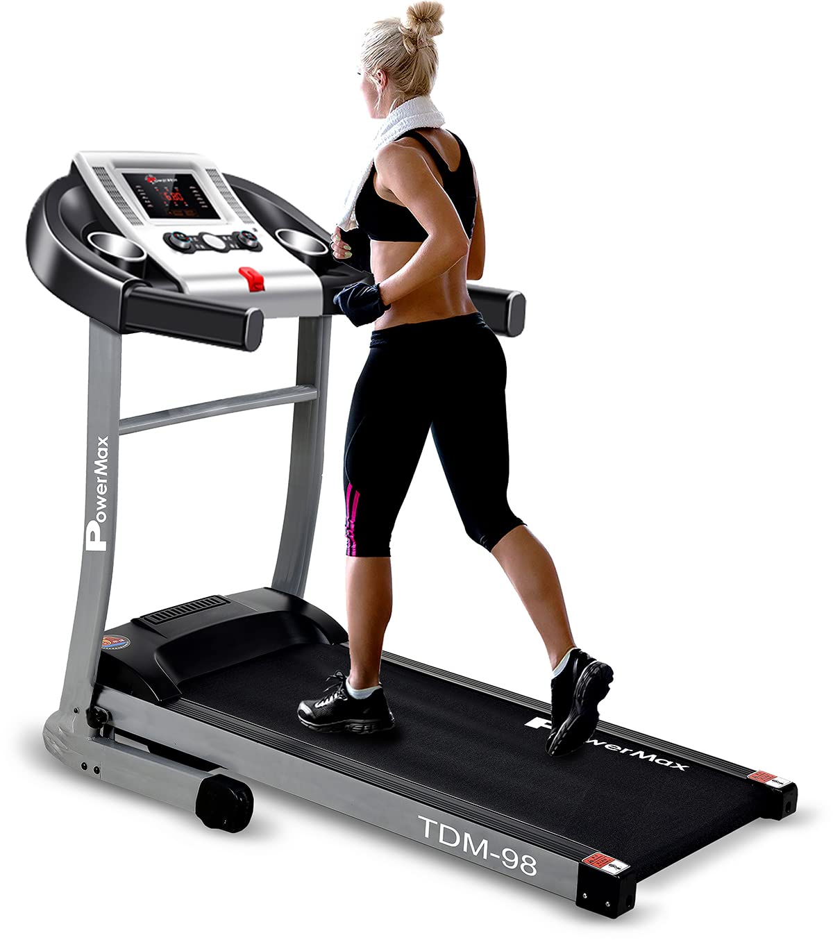 Powermax Fitness TDM-98 Light Weight Budget Treadmill under 20000