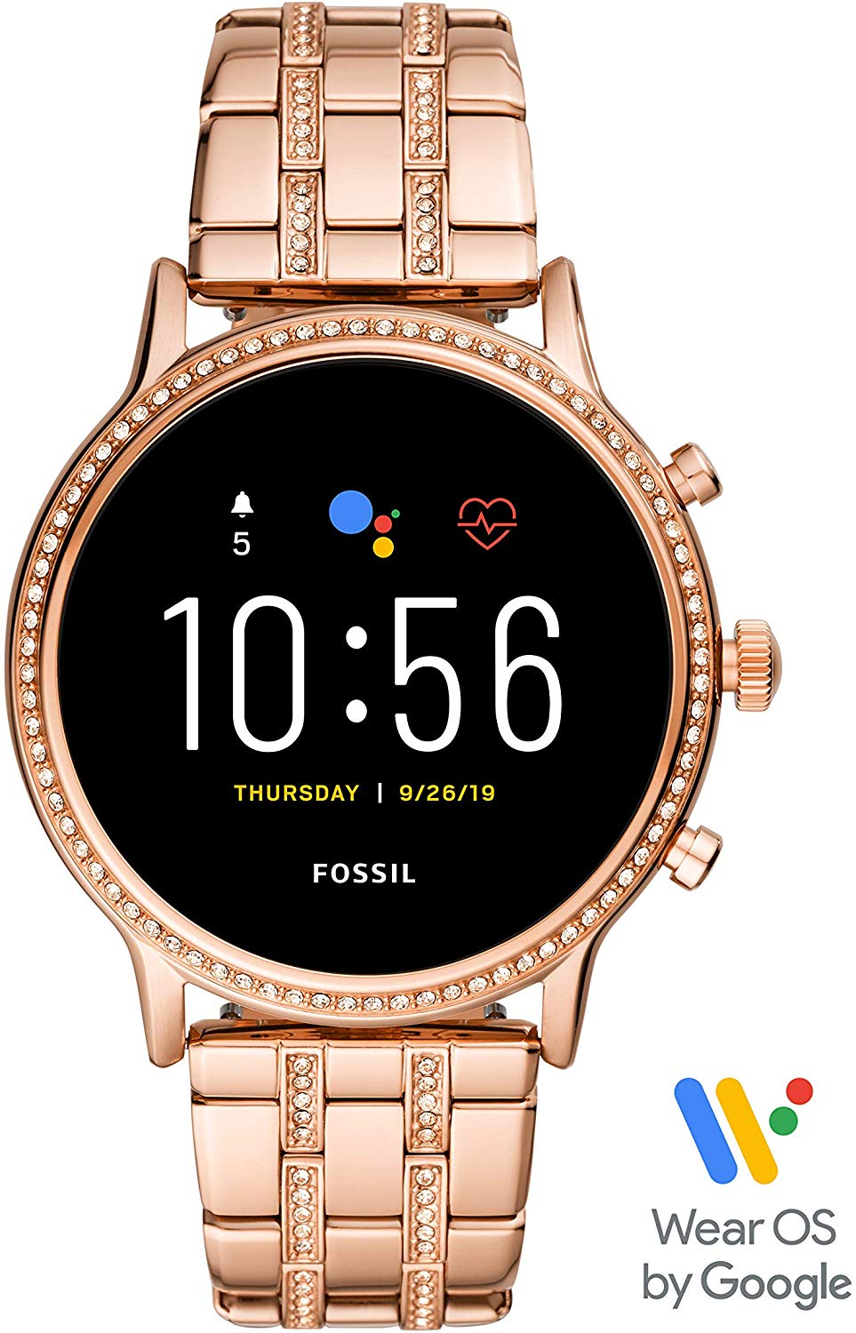 Fossil Gen 5 Julianna Stainless Steel Touchscreen Smartwatch Review for women