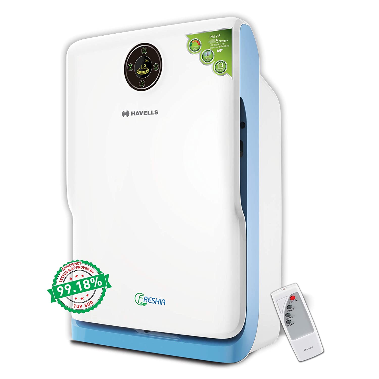 Havells Freshia AP-20 is the best HEPA air purifier under Rs. 10,000 and made in India
